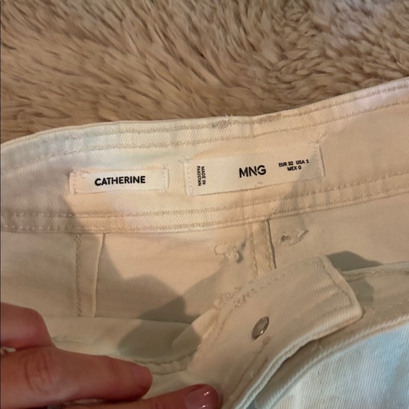 MNG Catherines Cream Flare Jeans - Picture 2 of 6